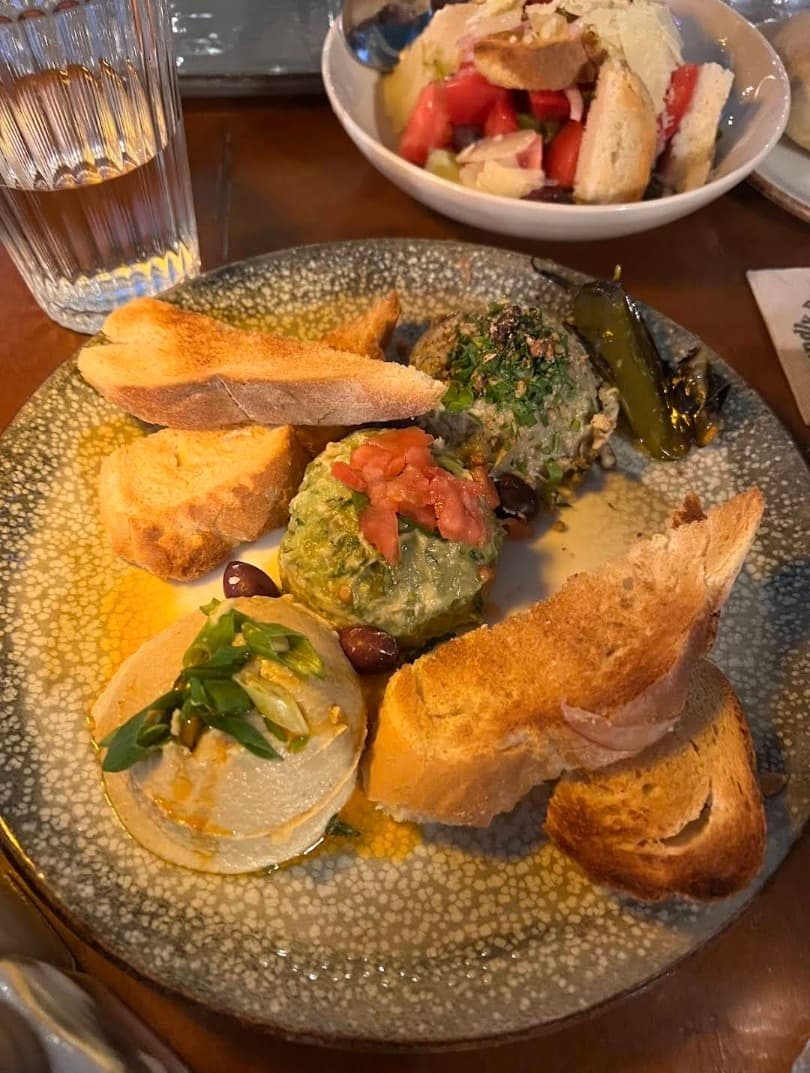 Vegetarian-friendly plate at The Friendly Bear Sofia