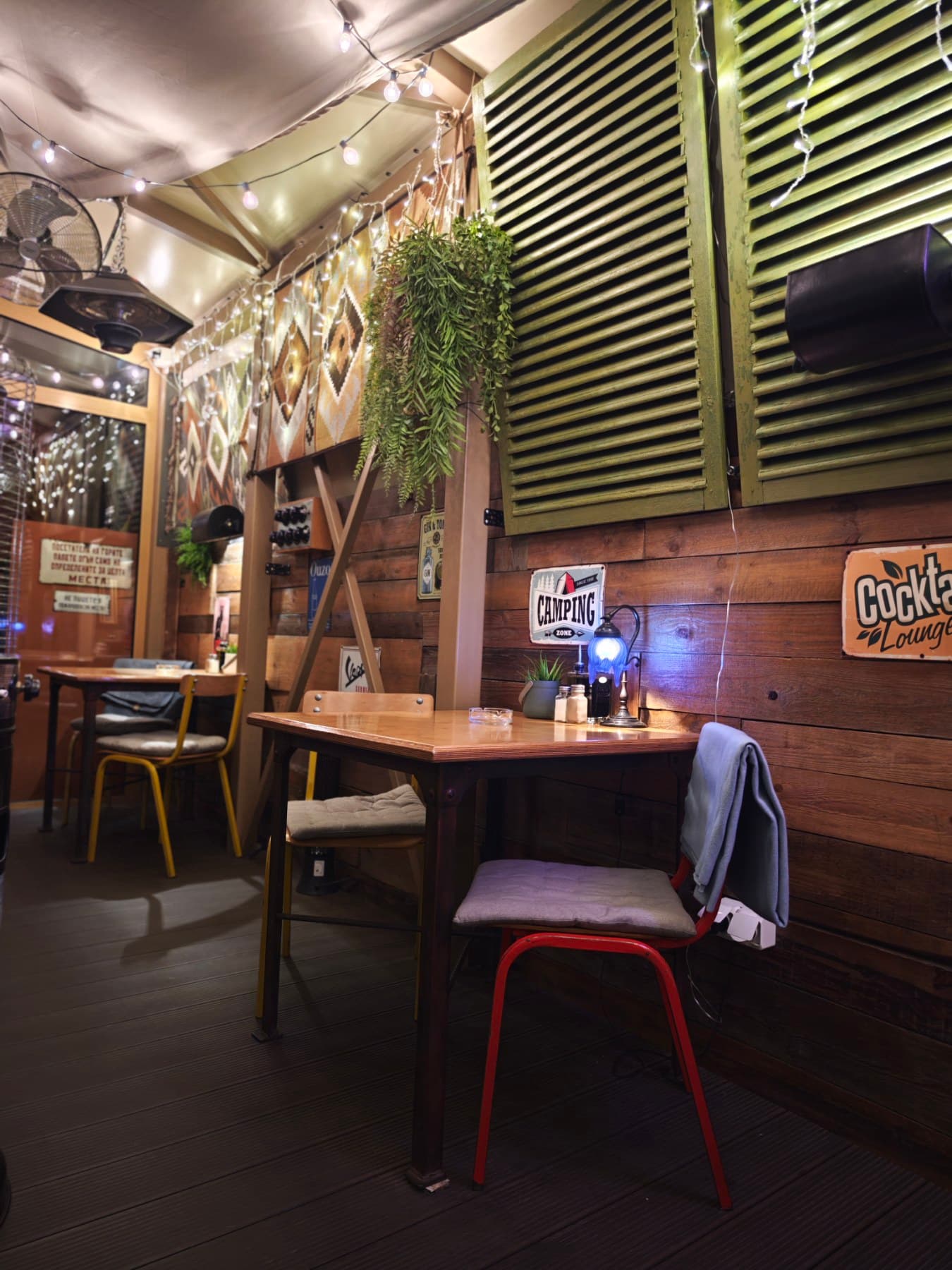 Cozy evening atmosphere at The Friendly Bear Sofia